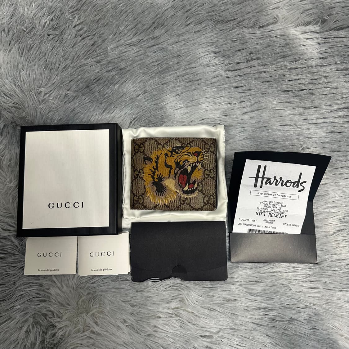 [A급/정품] 구찌 GG 타이거 반지갑 상품이미지2