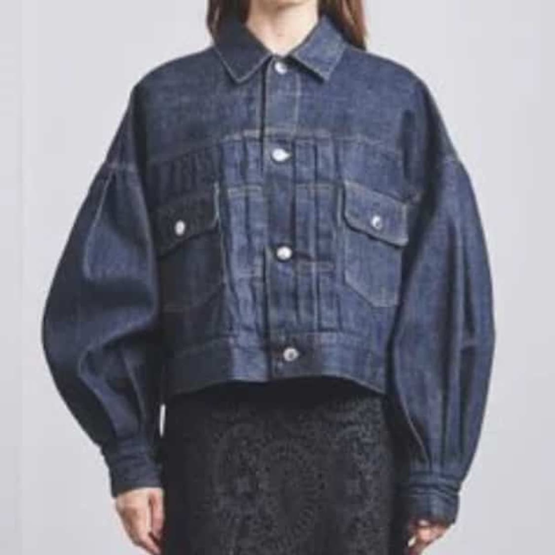 HYKE 벌룬 데님자켓 상품이미지1