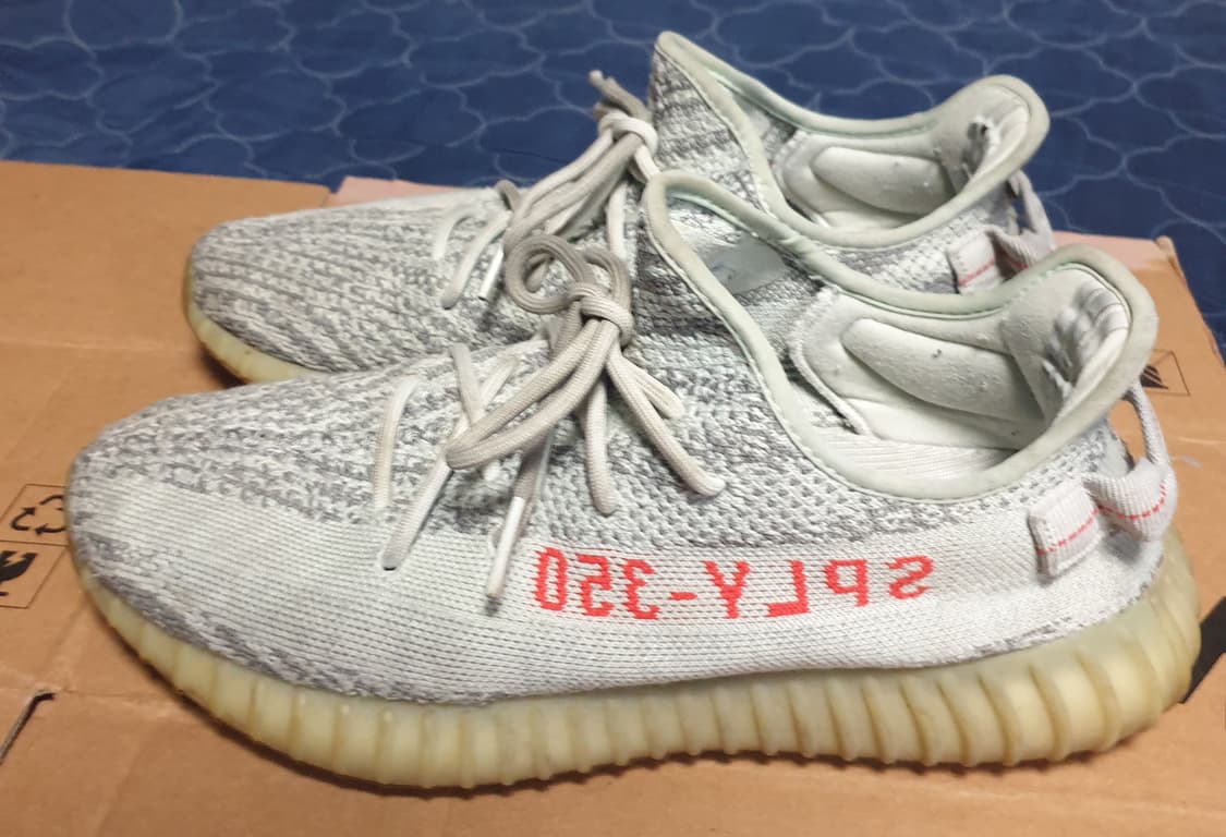 아디다스 이지부스트 350 V2 블루틴트 스니커즈 (290) 상품이미지1