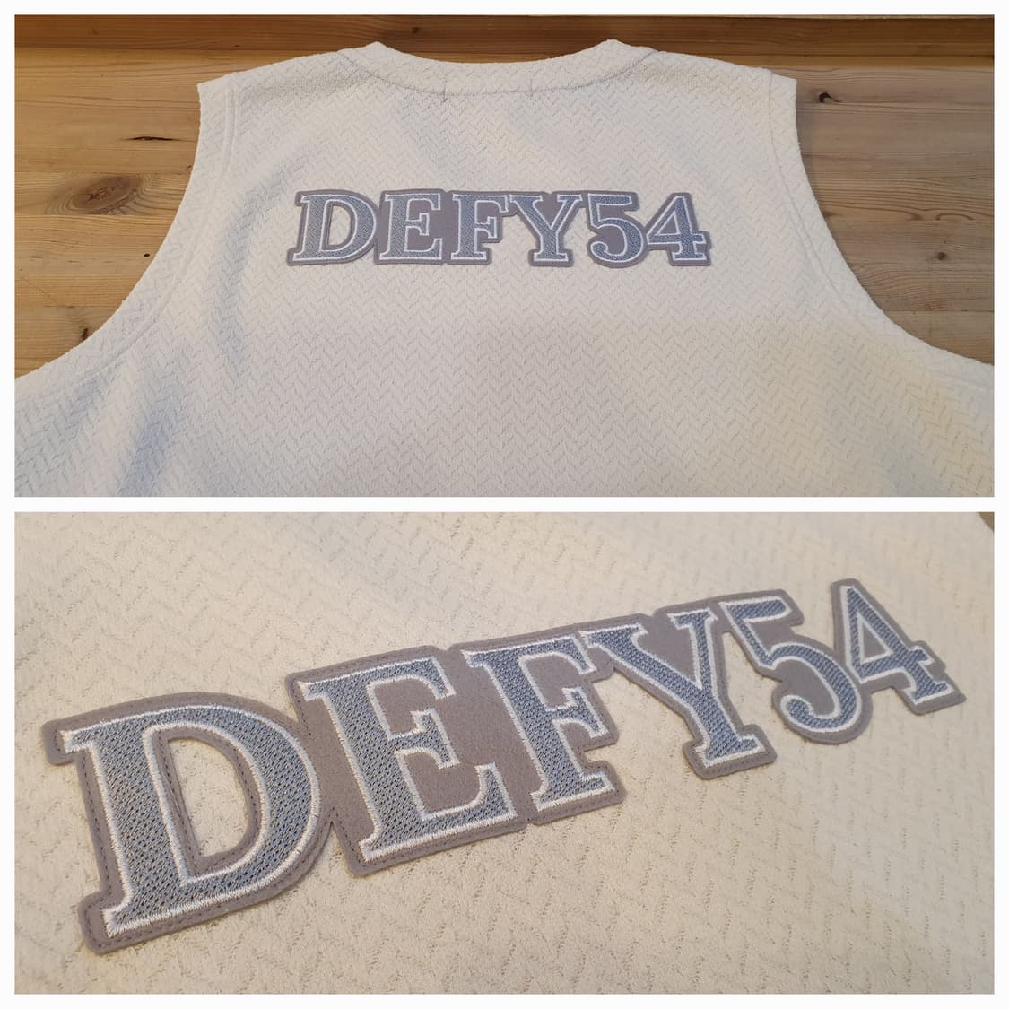 (새상품)105.DEFY54 니트조끼 상품이미지4