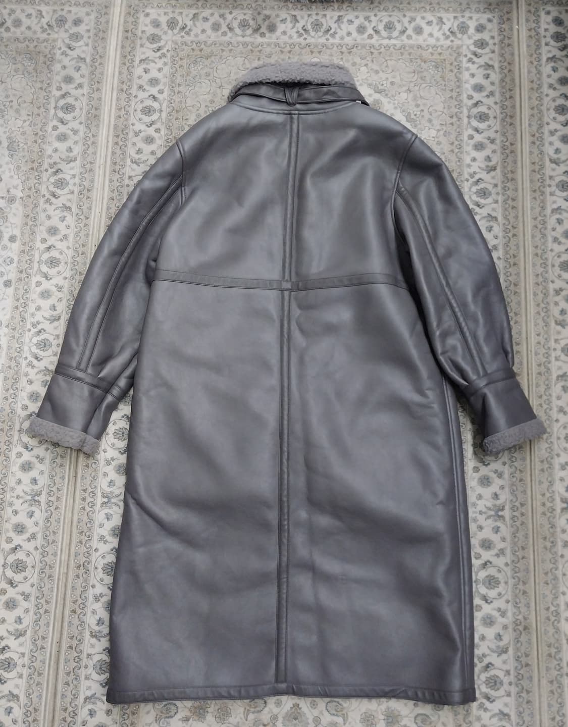 블루드 진 이너 패딩 롱 무스탕 L(77까지가능) 상품이미지4