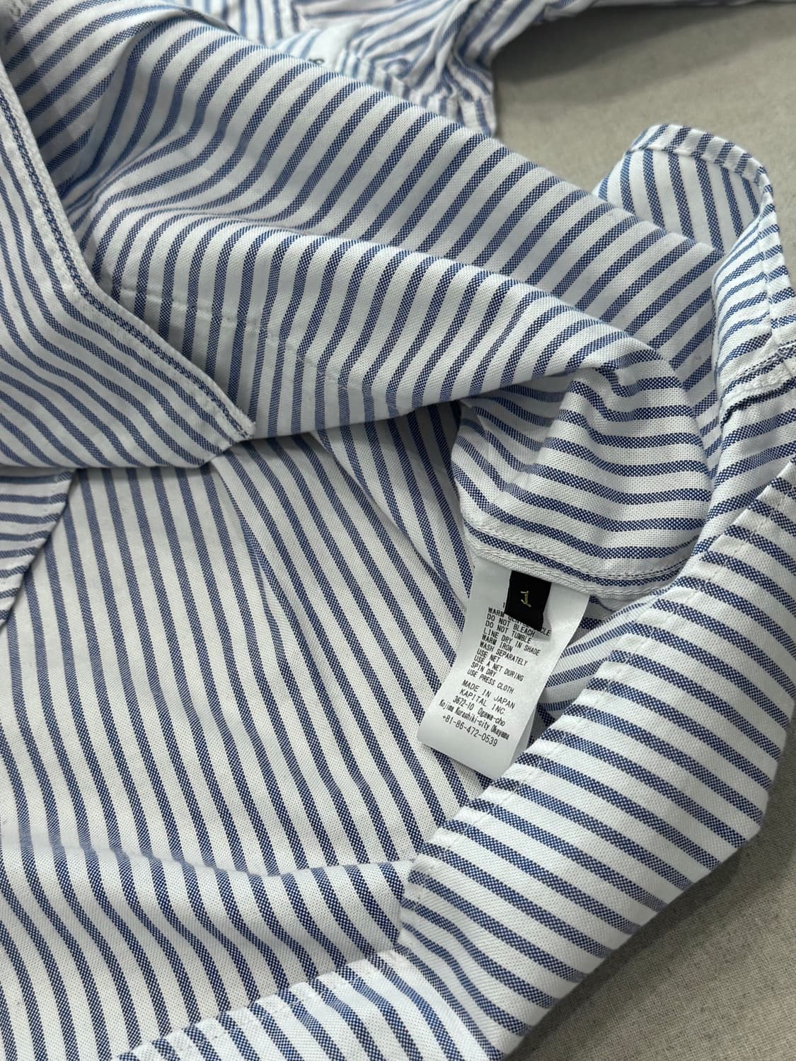 캐피탈 스트라이프 bdu 셔츠 자켓 상품이미지5