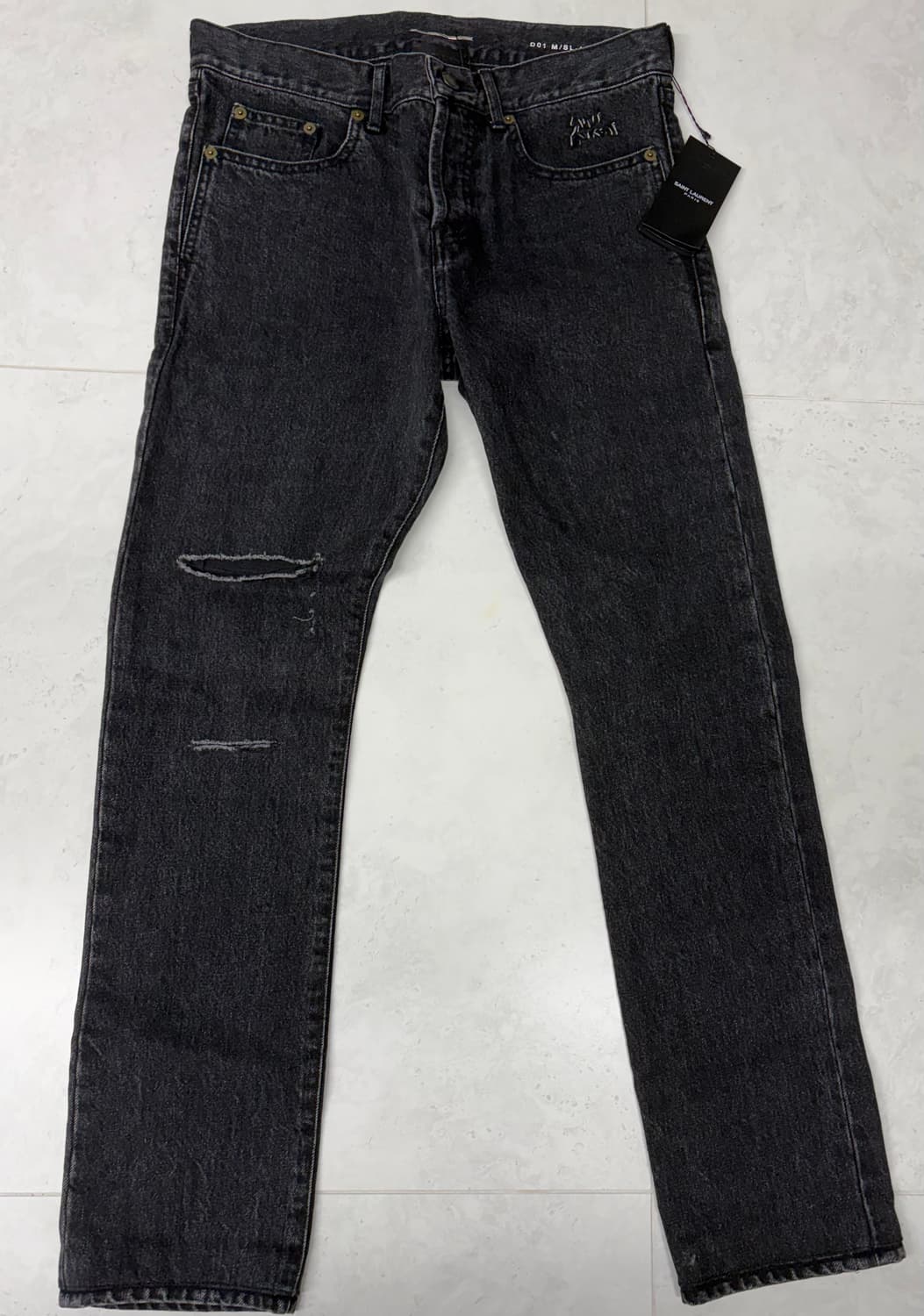 생로랑 포켓 자수 디스 데님 상품이미지1