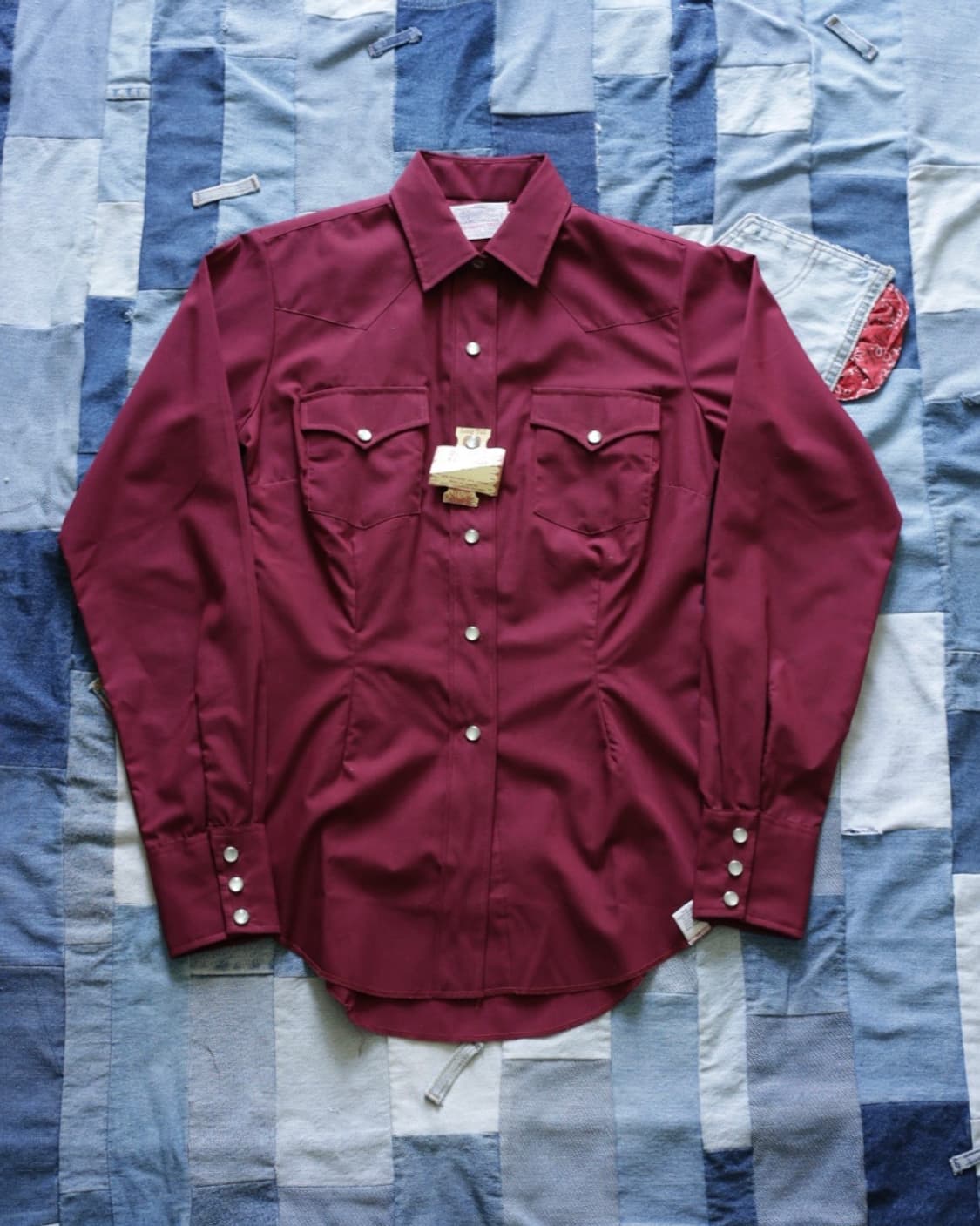 (Deadstock) H Bar C 80s Western Shirt 상품이미지1