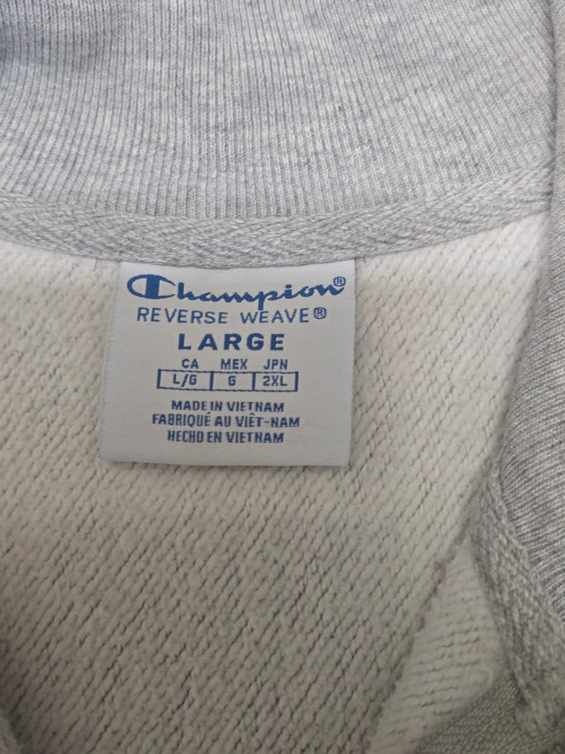 [L] 챔피온 리버스위브 배색 하프집업 스웨셔츠 상품이미지5