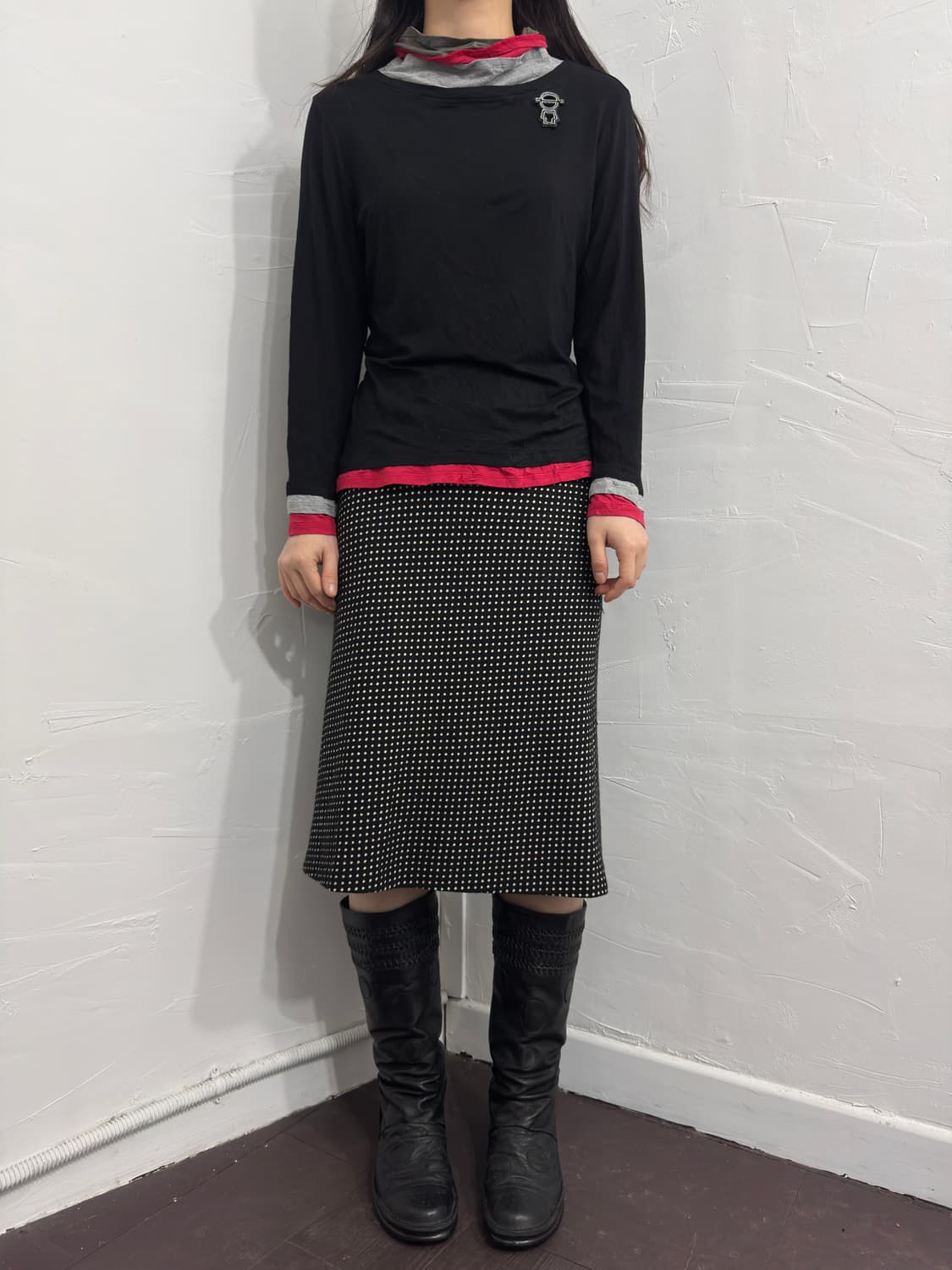 picone layered design top 상품이미지3