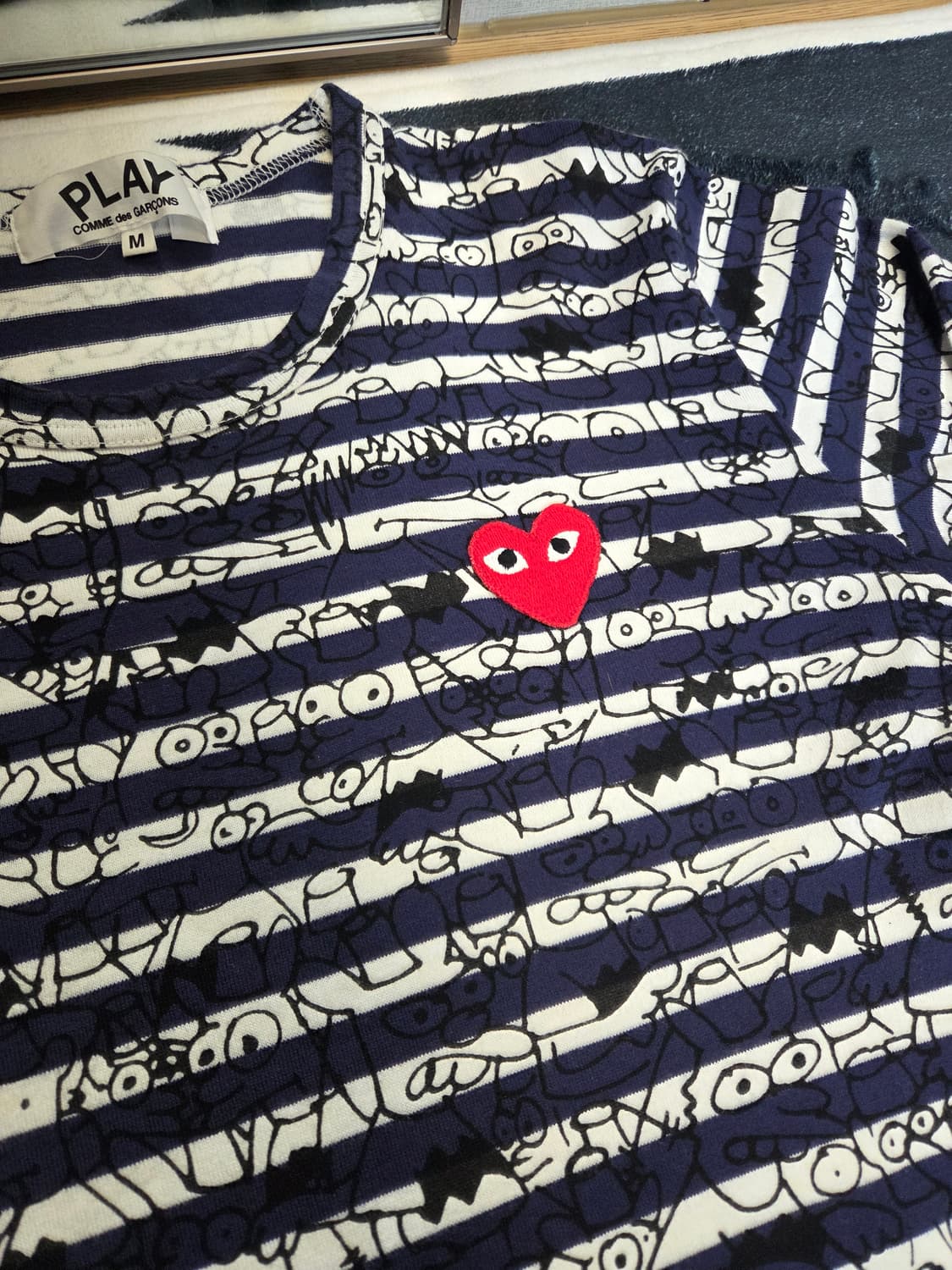 PLAY 꼼데가르송 11s/s 심슨 콜라보 롱슬리브 M 상품이미지3