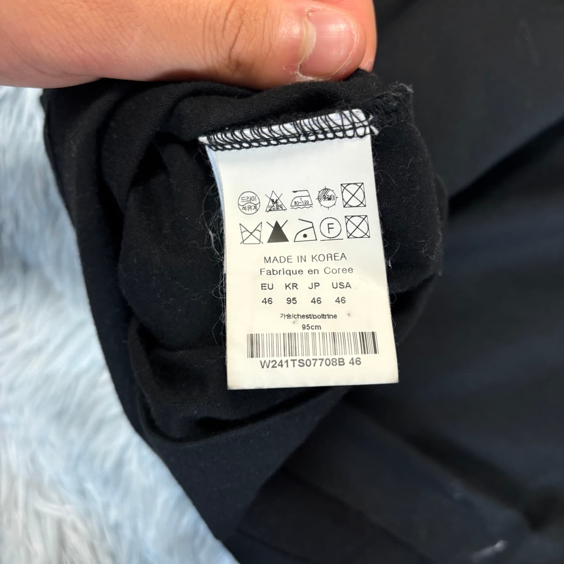 [46 Size/크림택] 우영미 백로고 반팔티셔츠 상품이미지4