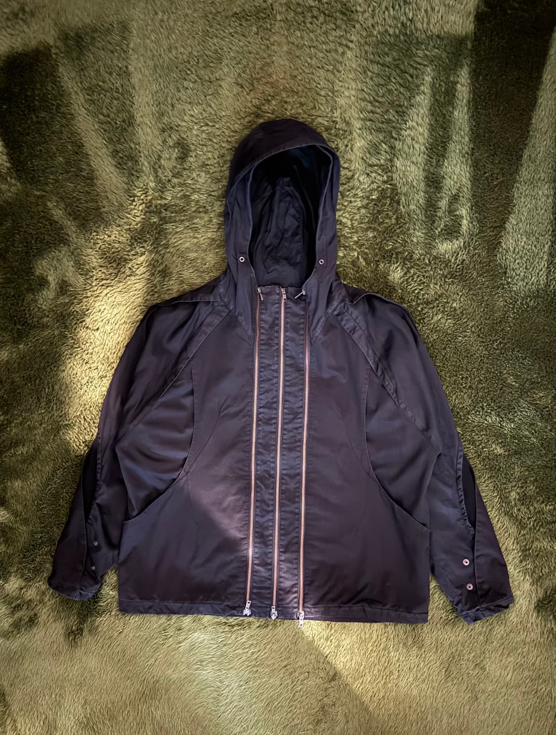 [XL] 코스트퍼킬로 트리플 집 코튼 후디드 블루종 자켓 상품이미지1