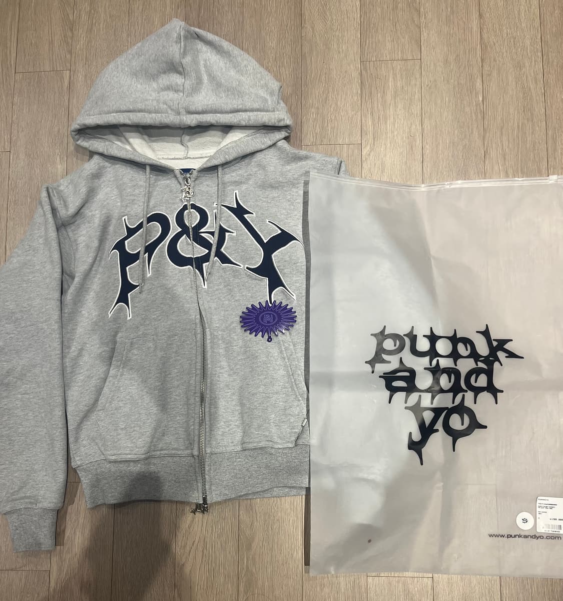 펑크앤요 P&Y 후드집업 S 상품이미지1