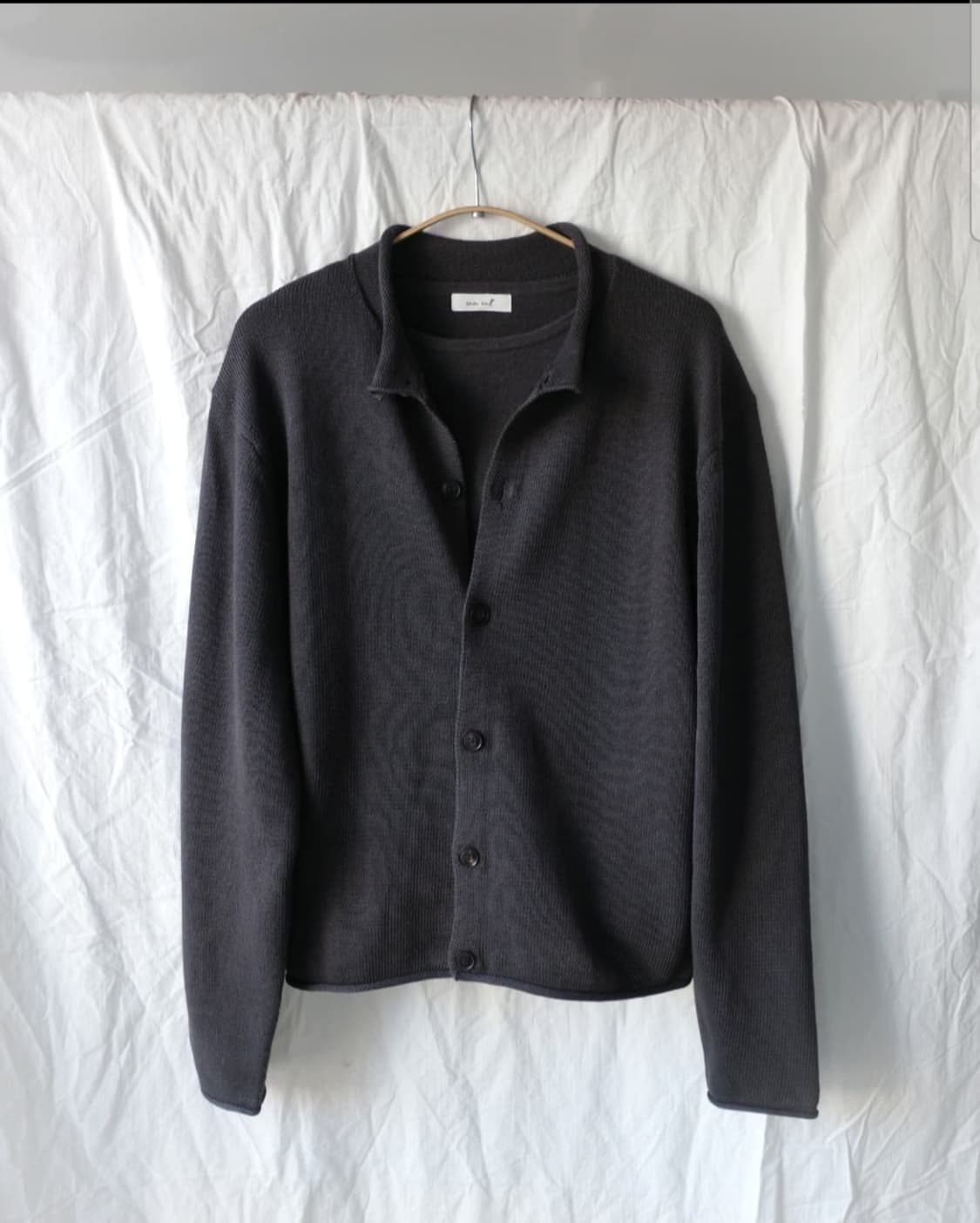 [3]씨솔트 가디건 차콜브라운  상품이미지1