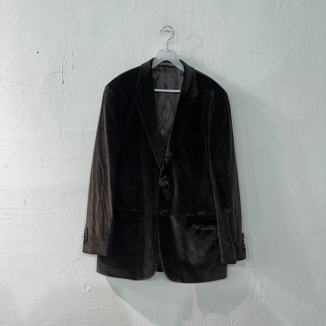 지방시 벨벳 브라운 블레이저 자켓 M 상품이미지1