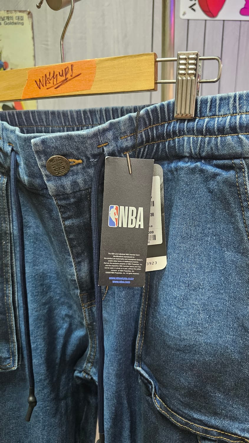 NBA 핸드페인팅 커스텀 카고 데님 상품이미지3