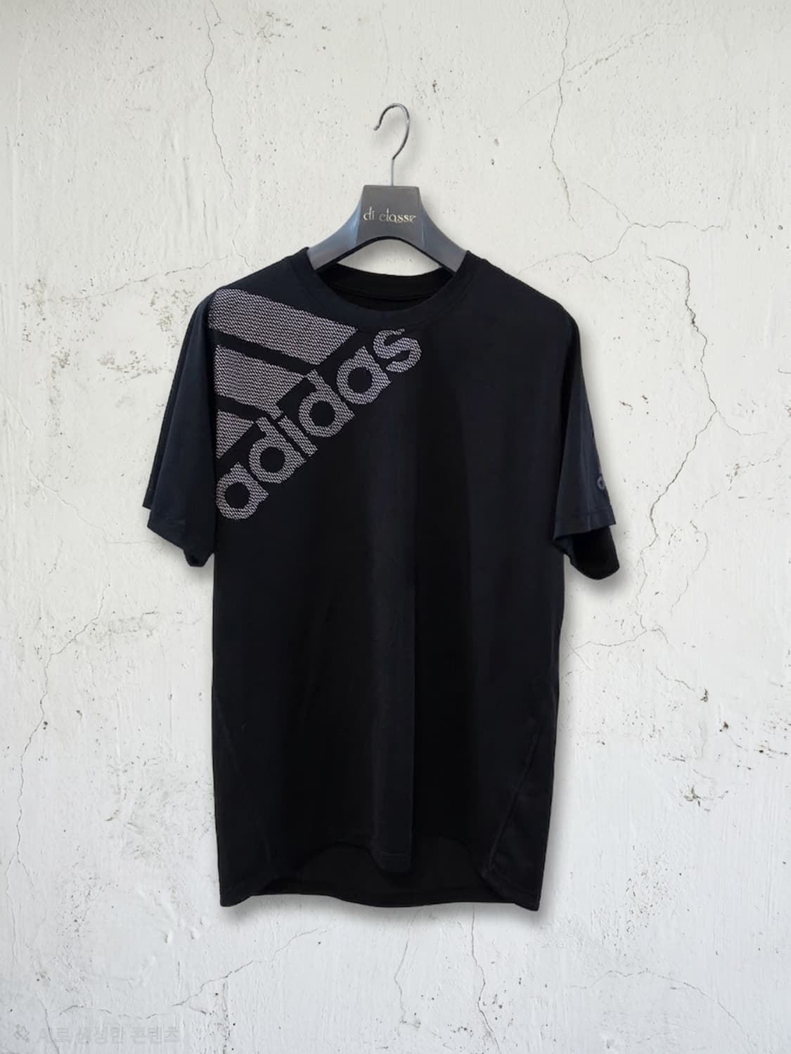 아디다스 블랙 반팔 티셔츠 로고 포인트 2XL 상품이미지1