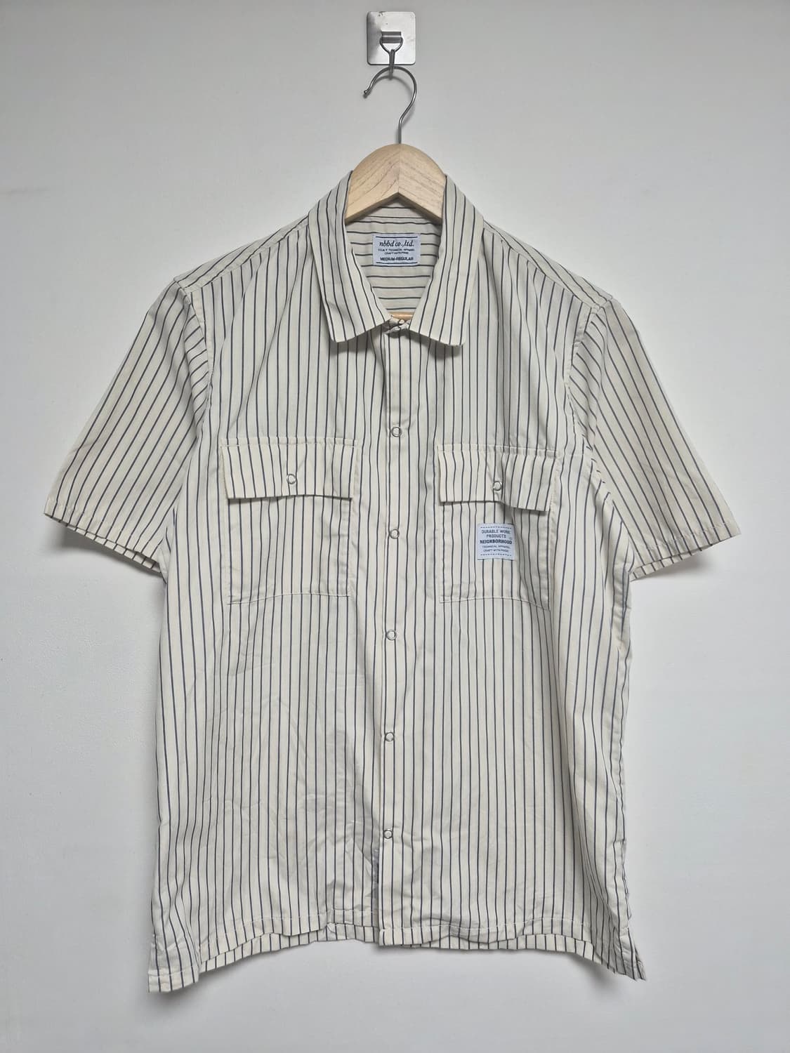 네이버후드NeighborHood 반팔 워크 셔츠 M - S405 상품이미지1