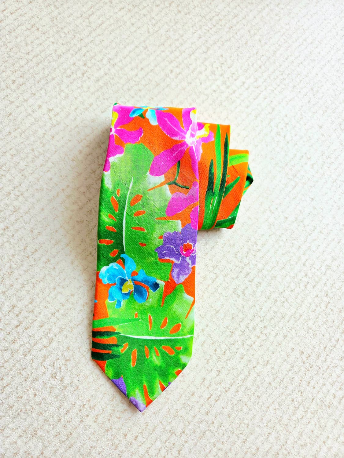 랄프로렌 퍼플라벨 트로피칼 넥타이 상품이미지3