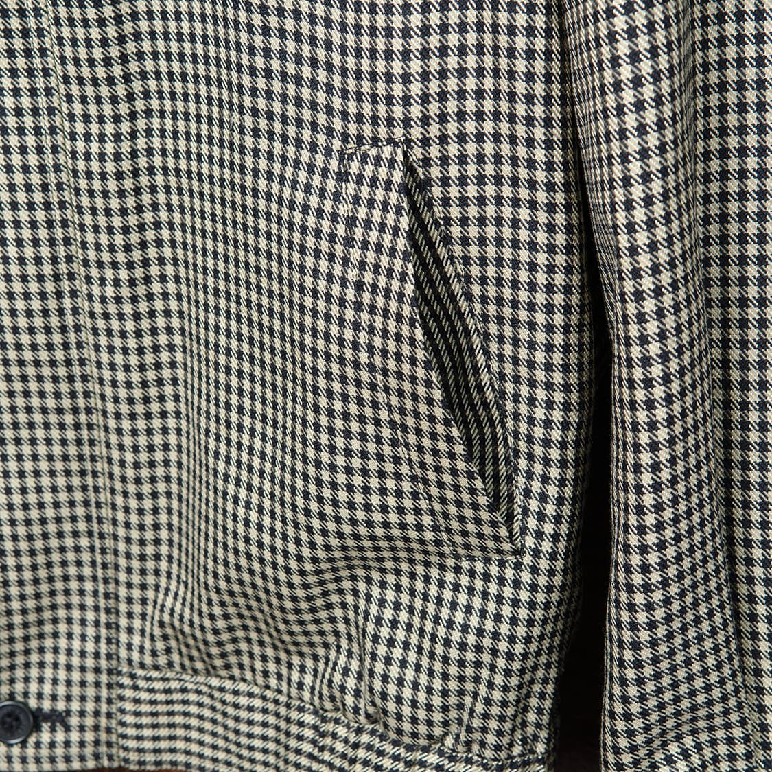 [103] 90s 입생로랑 뿌르옴므 울 실크 하운드투스 블루종  상품이미지6