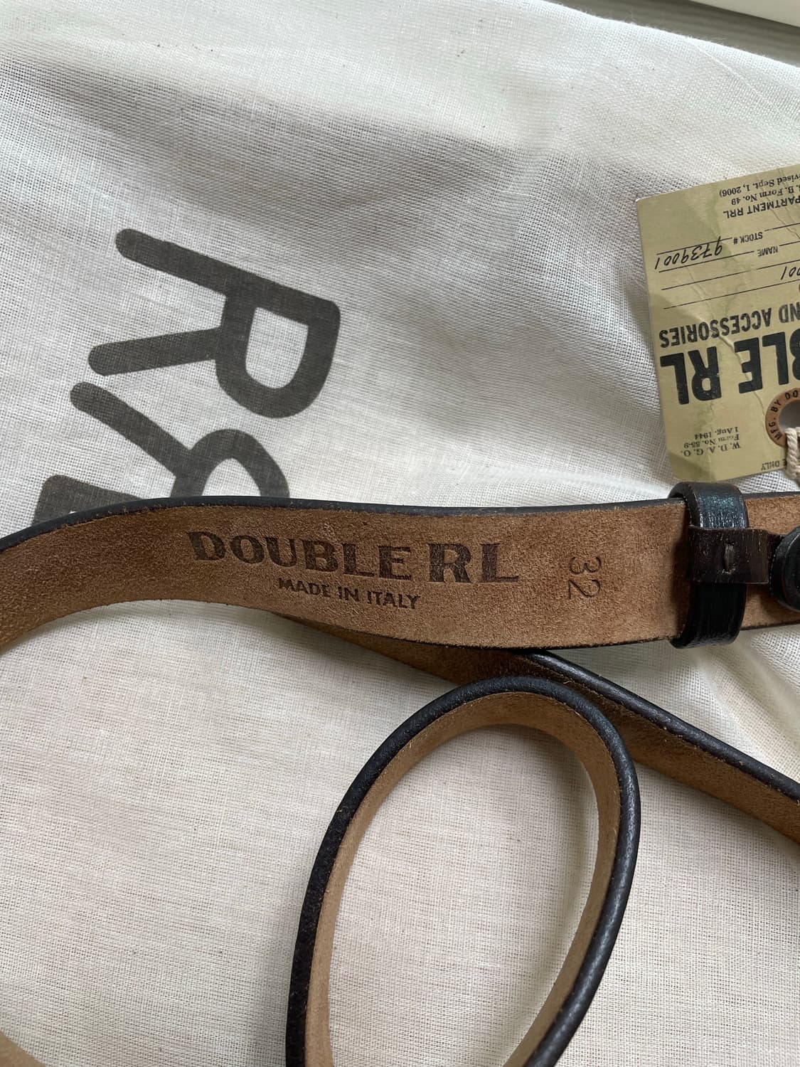 Rrl 빈센스 벨트 블랙32 국내 새상품 상품이미지4