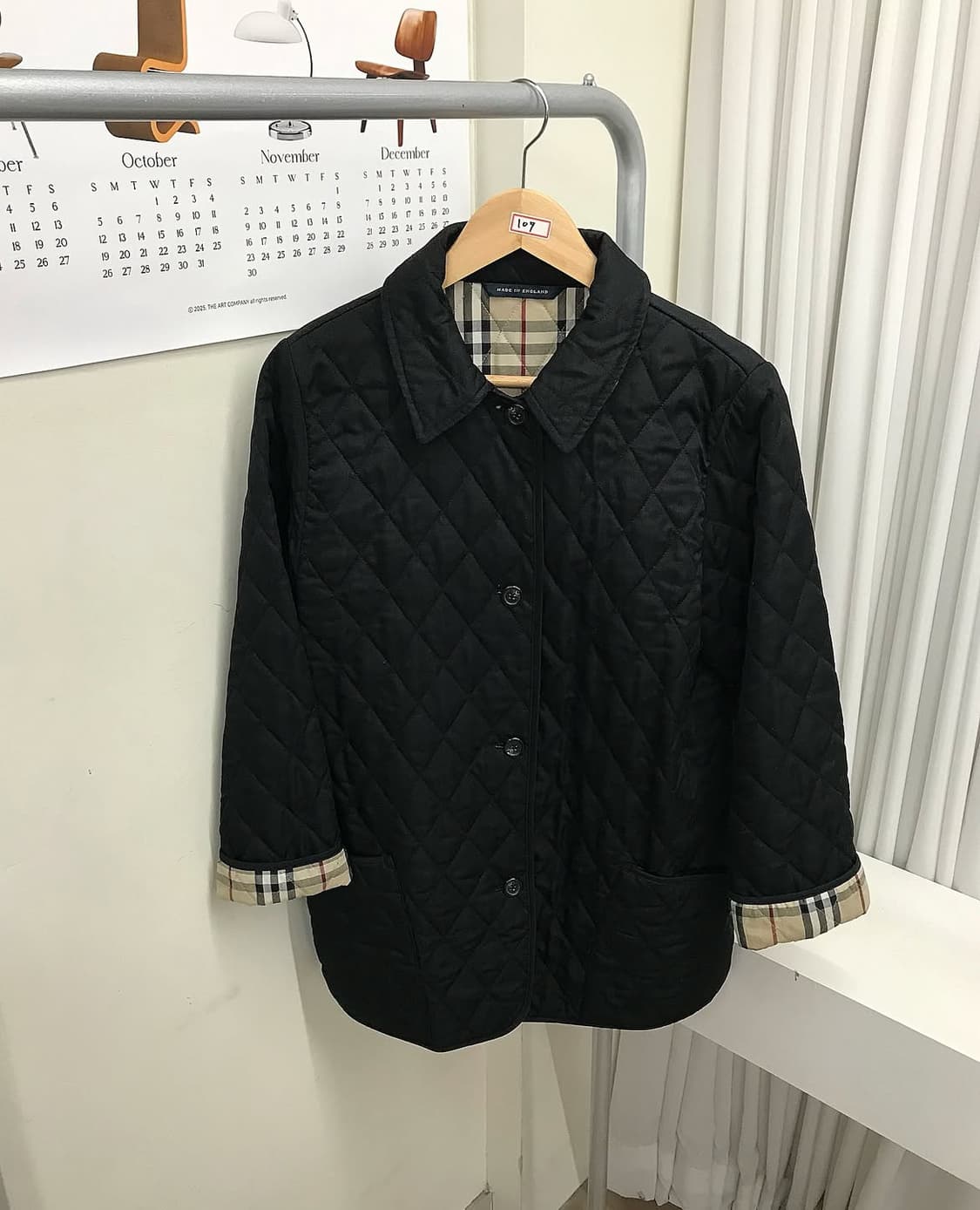 버버리 블랙 퀼팅 자켓 상품이미지1