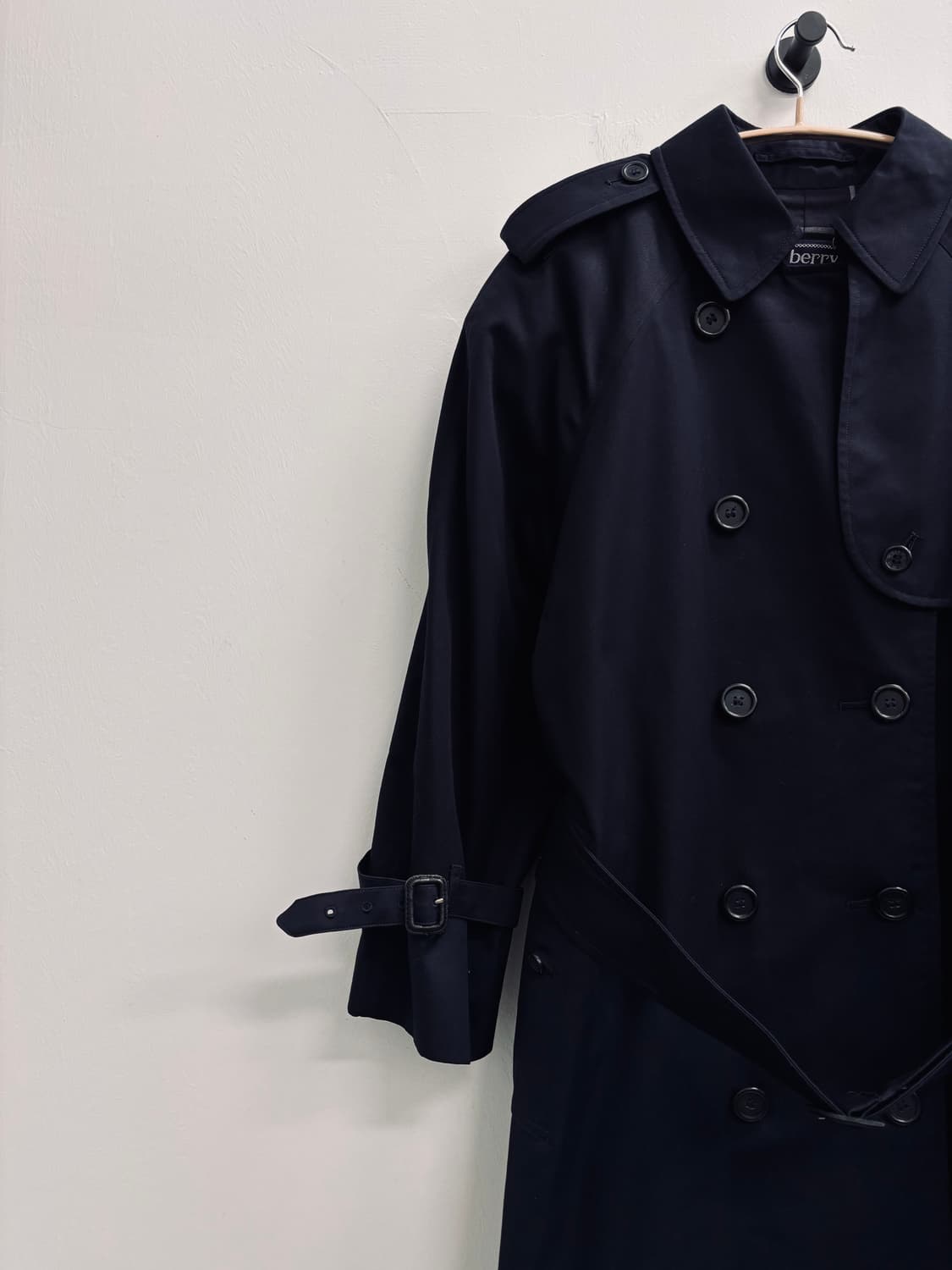 버버리(Burberrys) 아카이브 네이비 트렌치코트 상품이미지3