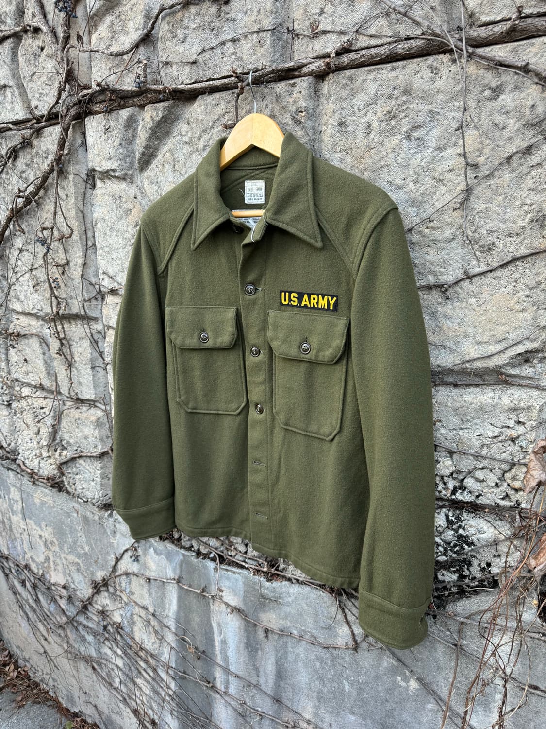 50s usarmy 미군 og-108 울 셔츠 오리지널 상품이미지3