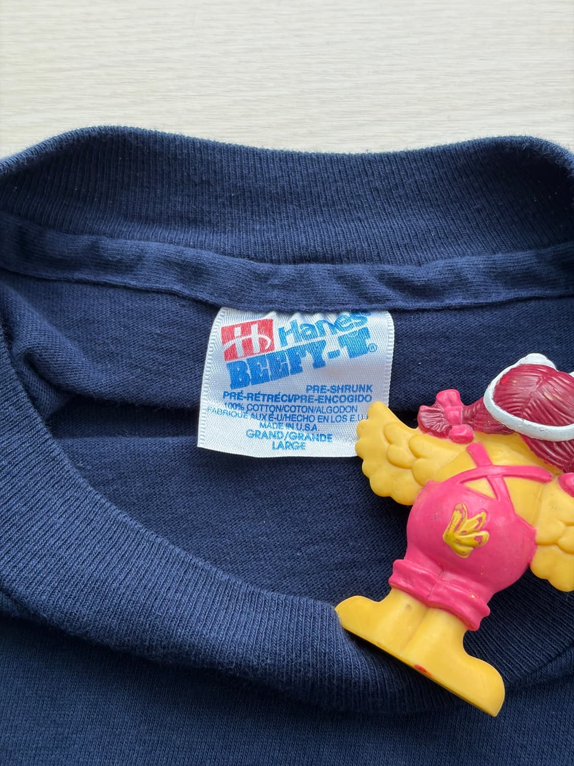 90s Hanes 헤인즈 싱글 스티치 빈티지 티셔츠 L (103) 상품이미지7