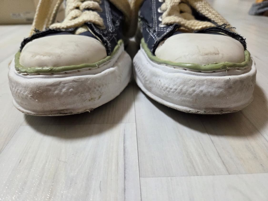 메종 미하라 야스히로 x 나이젤 카본 로우 컷 스니커즈 다크 네이비 41 상품이미지3