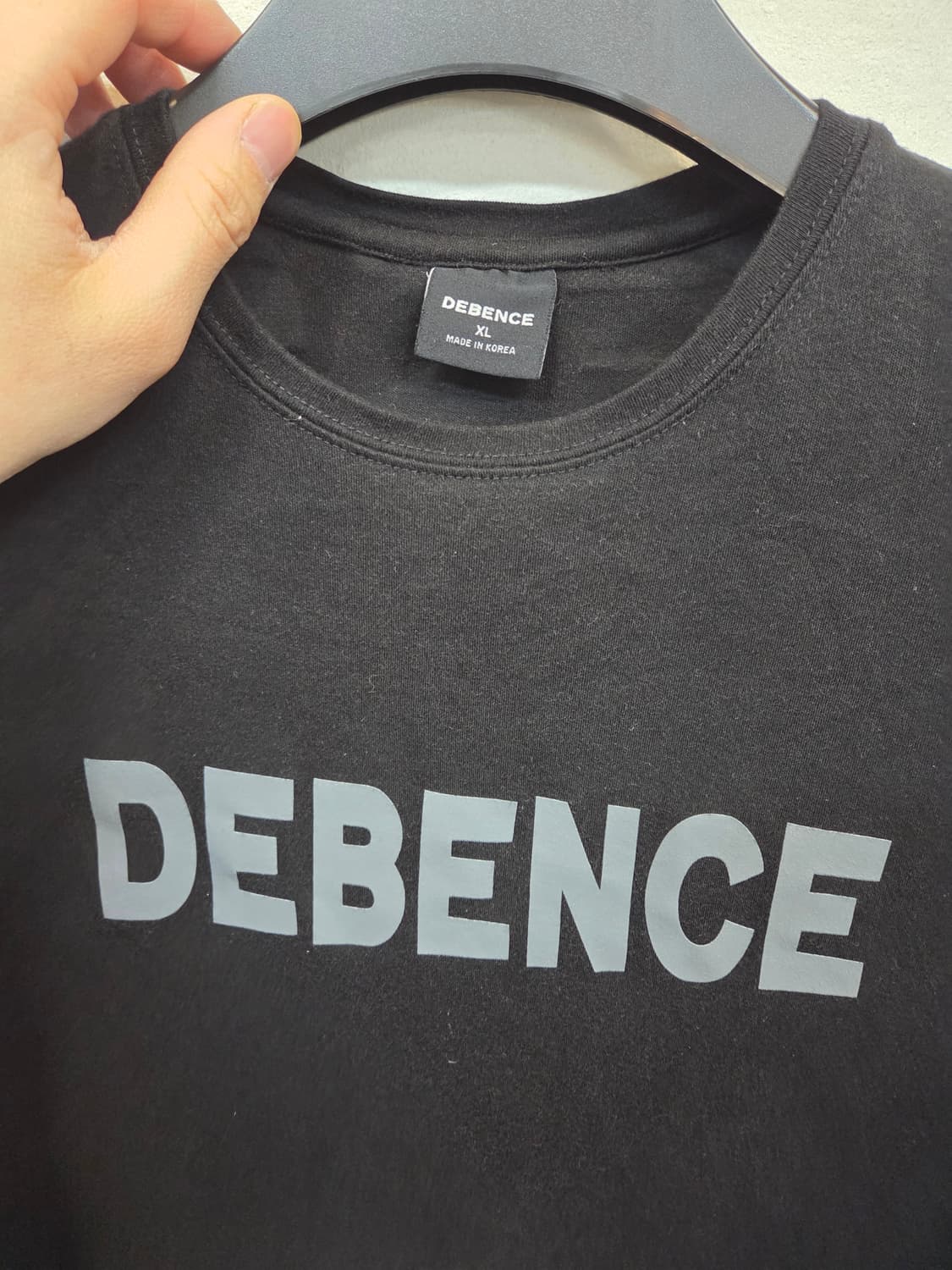 데벤스 로고 머슬핏 헬스용 반팔 xl 상품이미지3