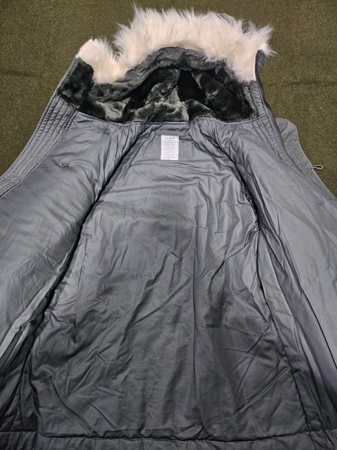 00s 미군오리지날 n3b 파카 신품 XL 상품이미지2