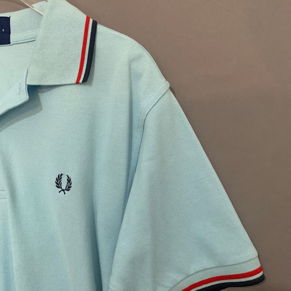 S 프레드페리 블루 PK 반팔 카라티 상품이미지3