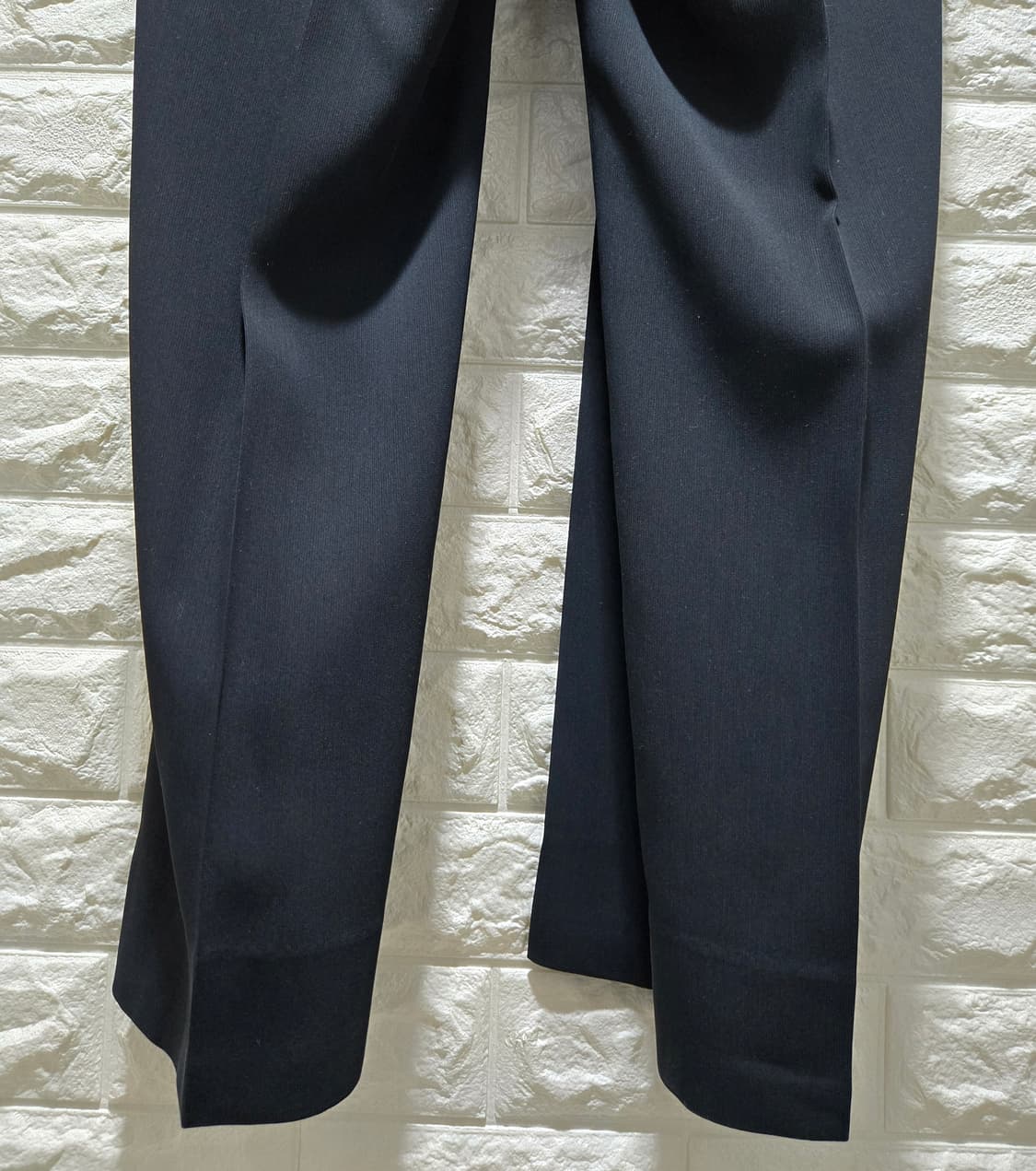 블랙앤화이트 핀턱 골프바지 슬랙스 32 상품이미지6