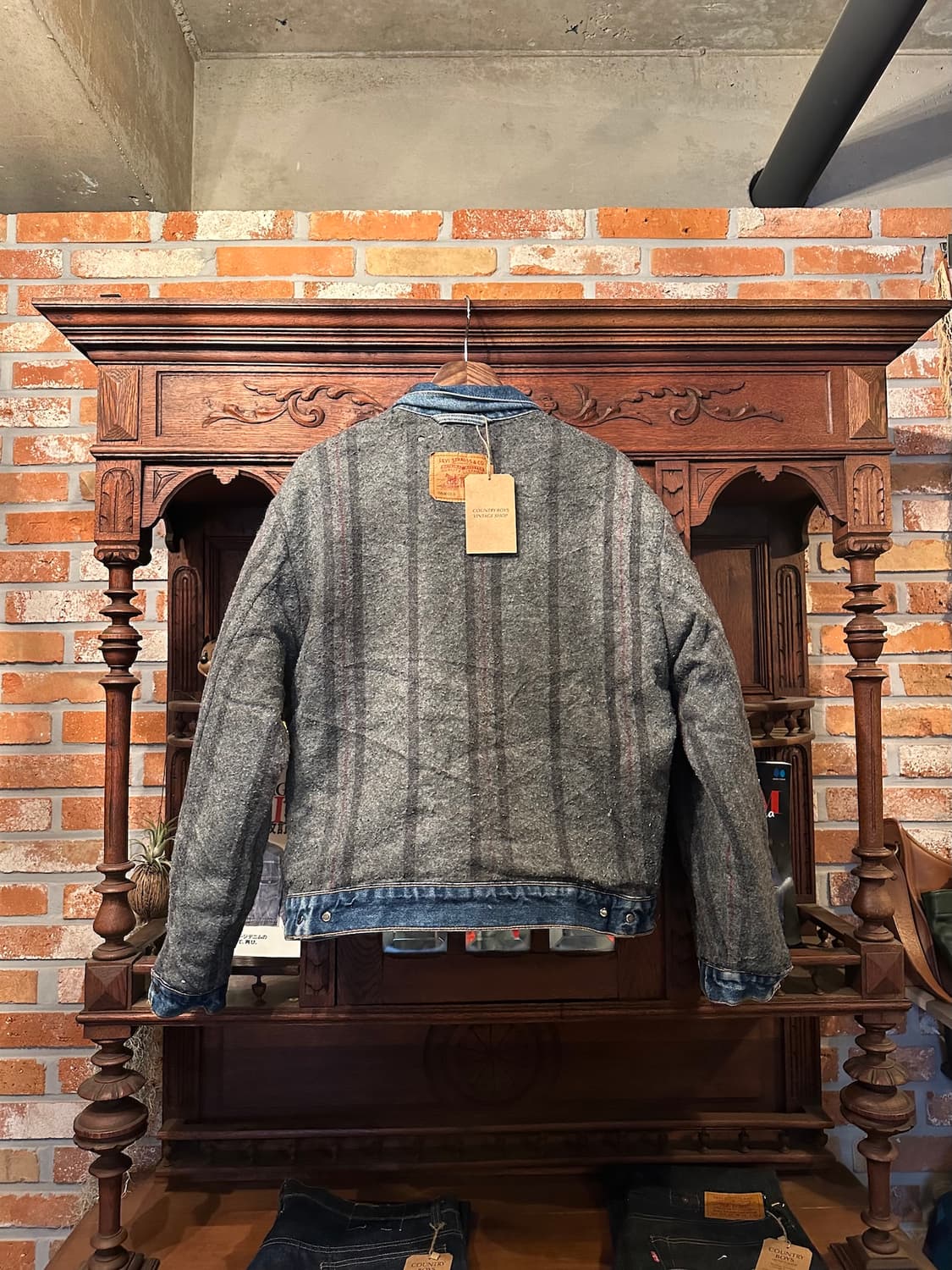 90s USA 빈티지 리바이스 70506 블랭킷 3세대 데님 자켓 상품이미지7