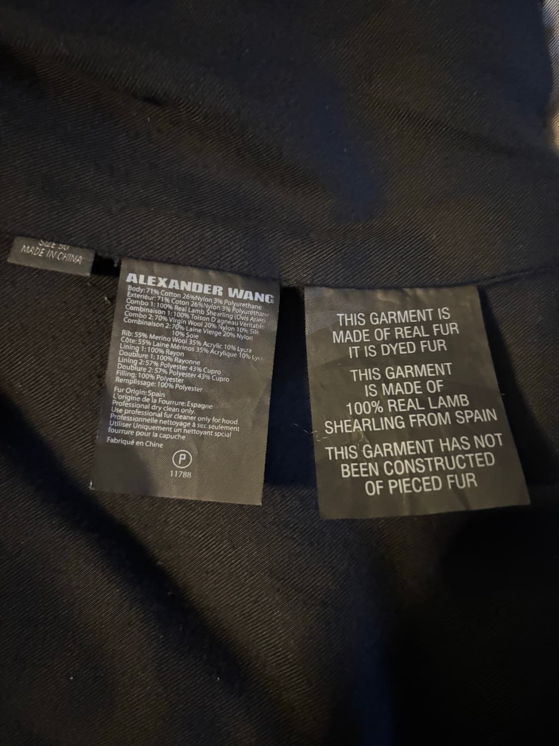 00s Alexander wang 봄버 자켓 상품이미지4