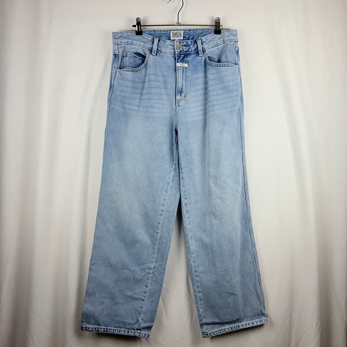 (32) 마리떼프랑소와저버 연청 세미와이드 데님 팬츠  상품이미지2