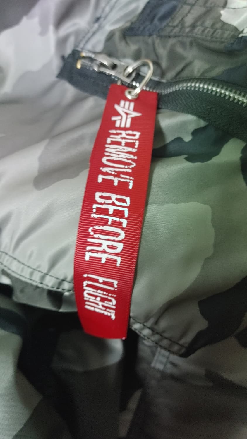 알파인더스트리 카모 MA-1 항공점퍼 2XL 상품이미지4