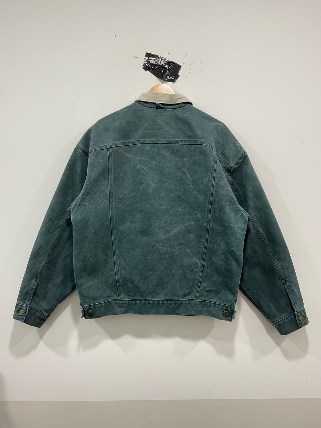 90’s USA Carhartt 칼하트 블랭킷 샌드스톤 트러커 자켓 상품이미지5