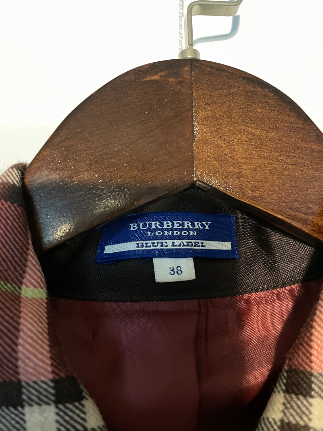 버버리 블루라벨 레드체크 원피스 상품이미지8