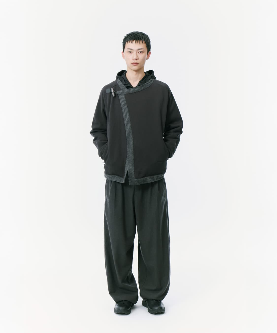 산산기어 래핑 자켓 차콜 미개봉 새상품 상품이미지3