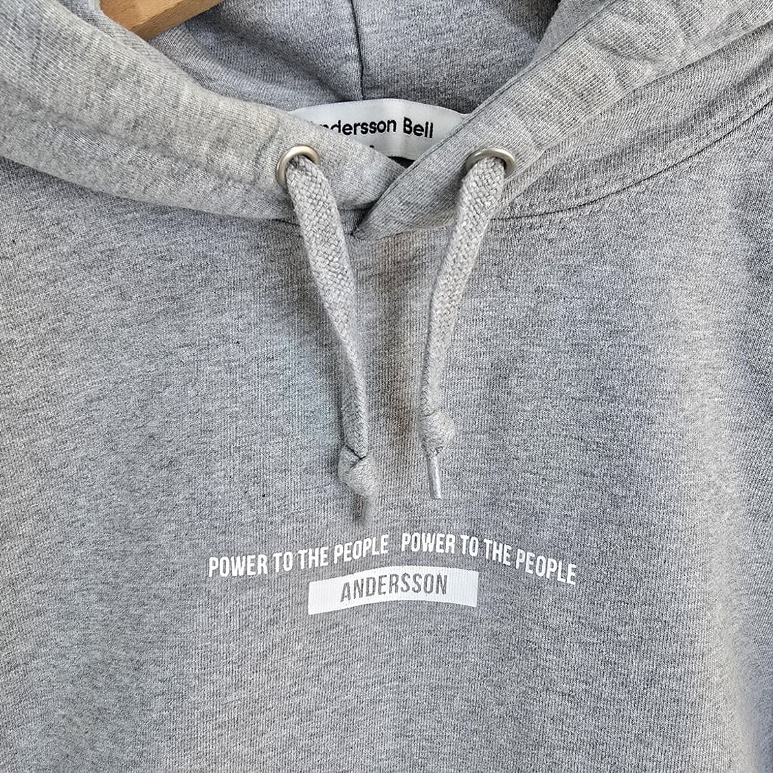 앤더슨벨 Andersson Bell 그래픽 후드 그레이 S 상품이미지2