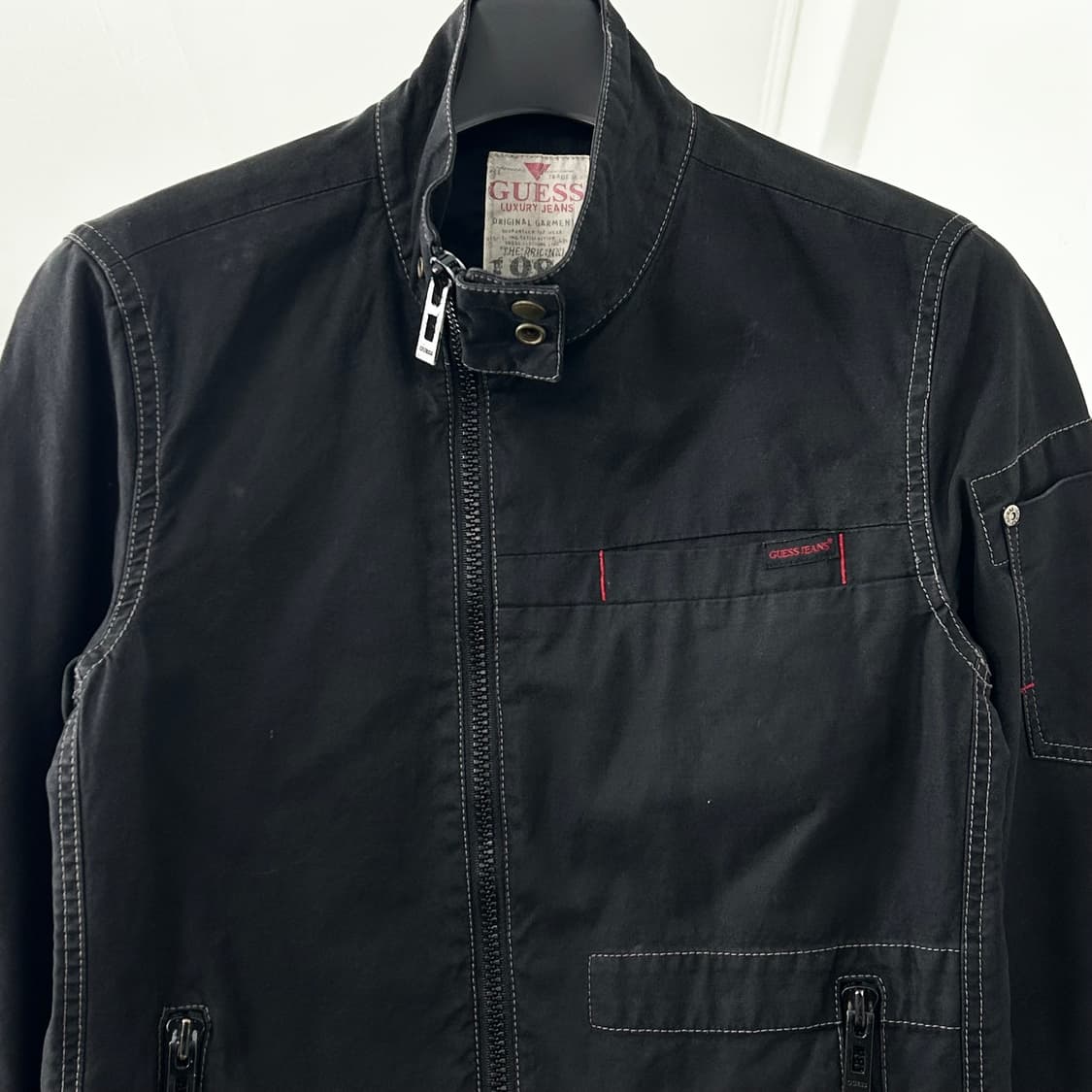 Guess 게스 해체주의 바이커 자켓 상품이미지6