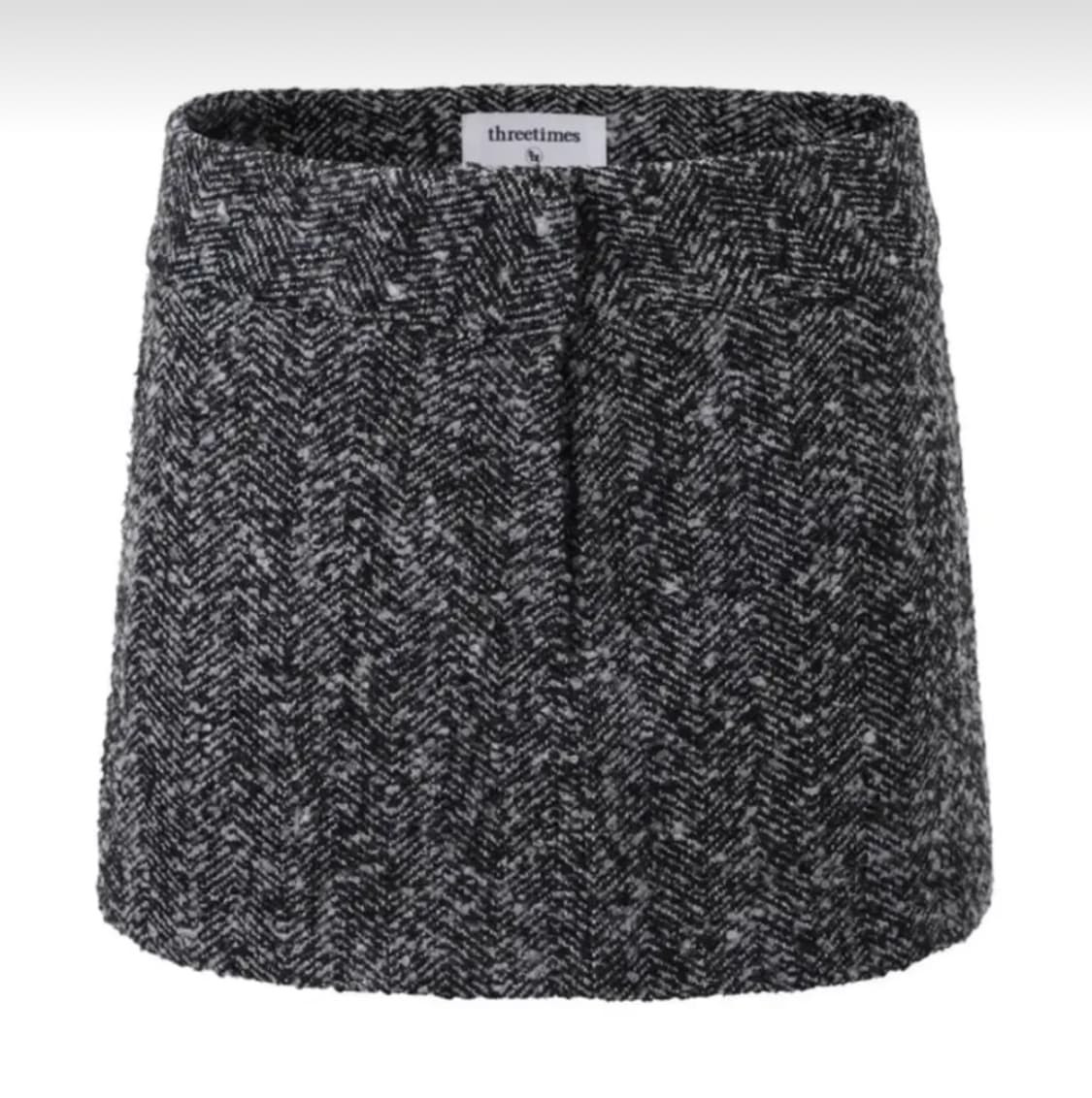 threetimes 쓰리타임즈 울 미니 스커트  상품이미지1
