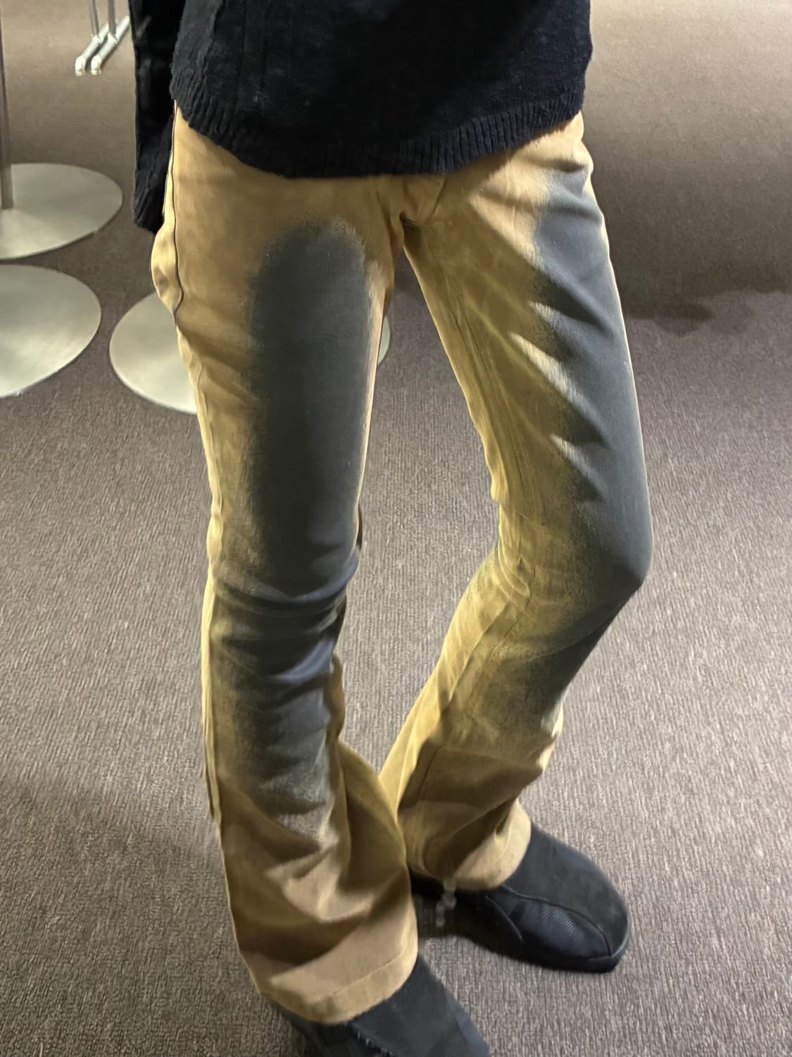 OS)Japanese vintage 여성 타이다이 부츠컷 데님팬츠 상품이미지1