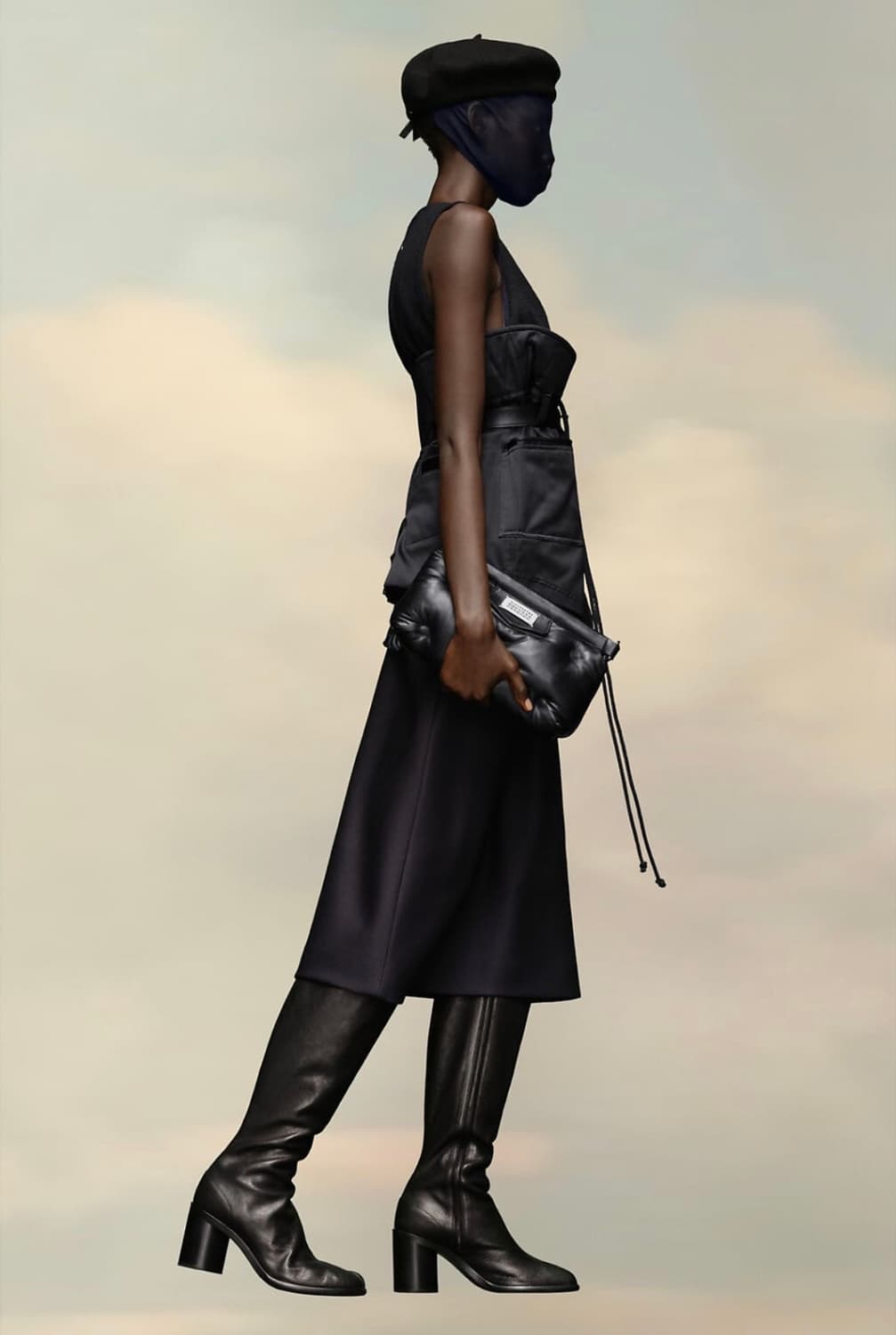 메종 마르지엘라 글램슬램 체인백 블랙 클러치 +에코백 증정 상품이미지3