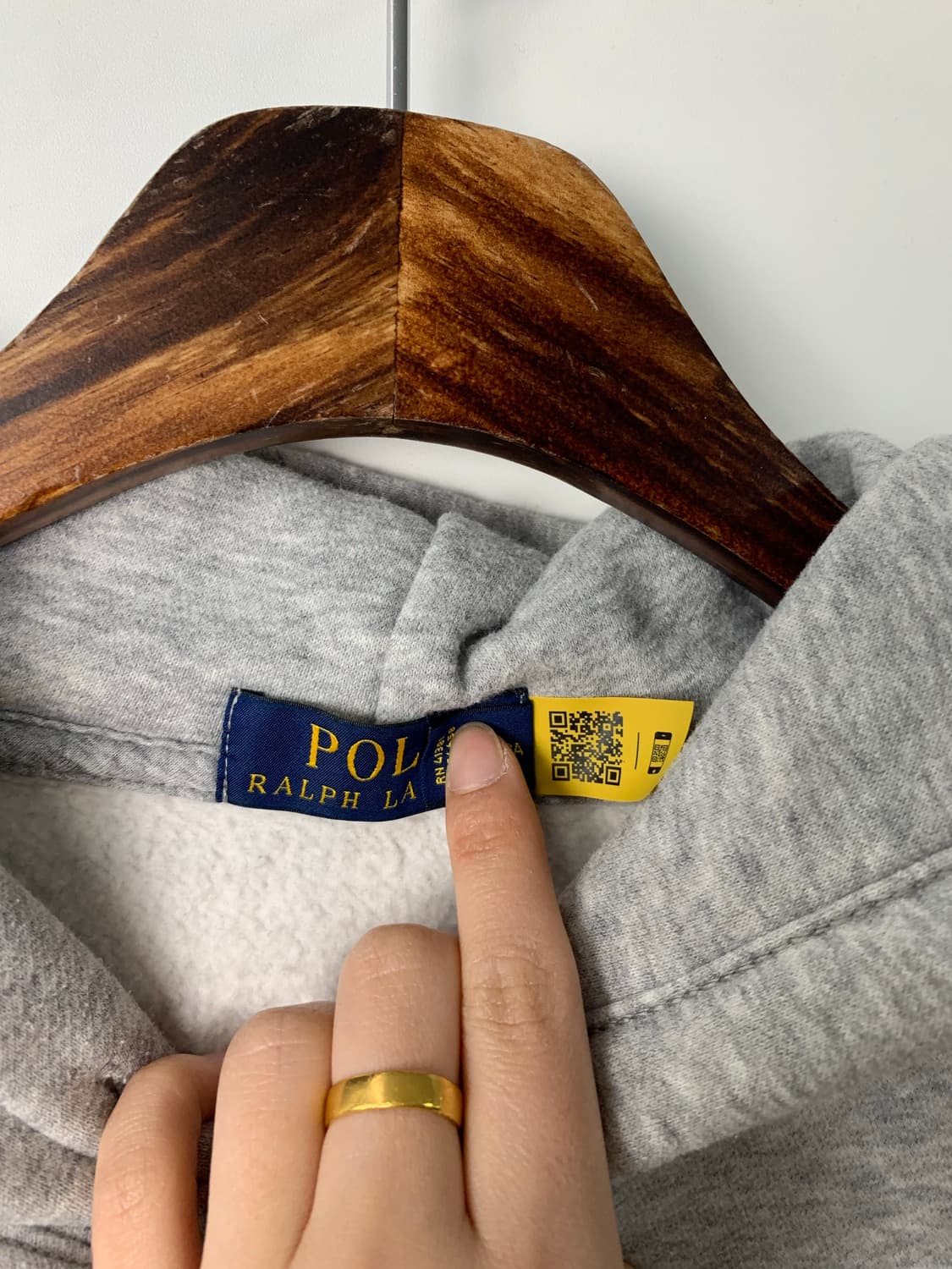 폴로 랄프로렌 신형 하키베어 그레이 후드티 상품이미지6