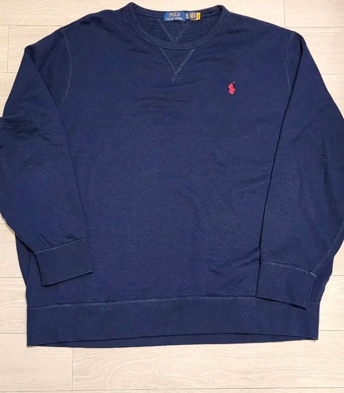 폴로 랄프로렌 RL 플리스 스웨트 셔츠 맨투맨 2XL 네이비 상품이미지1