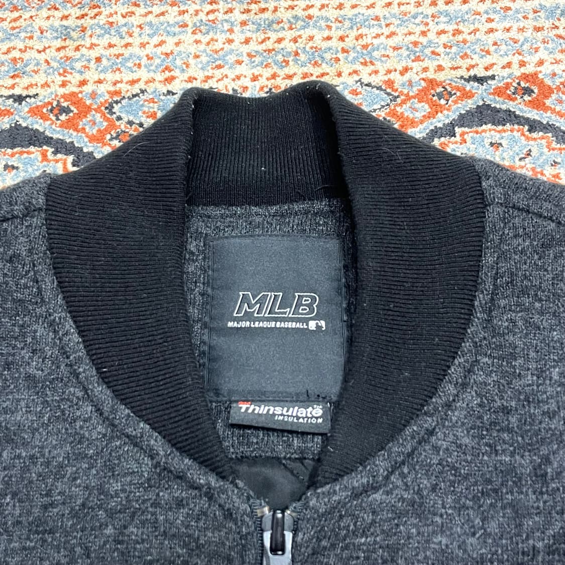 MLB 뉴욕양키스 차콜 누빔 블루종 자켓 남성95 상품이미지4