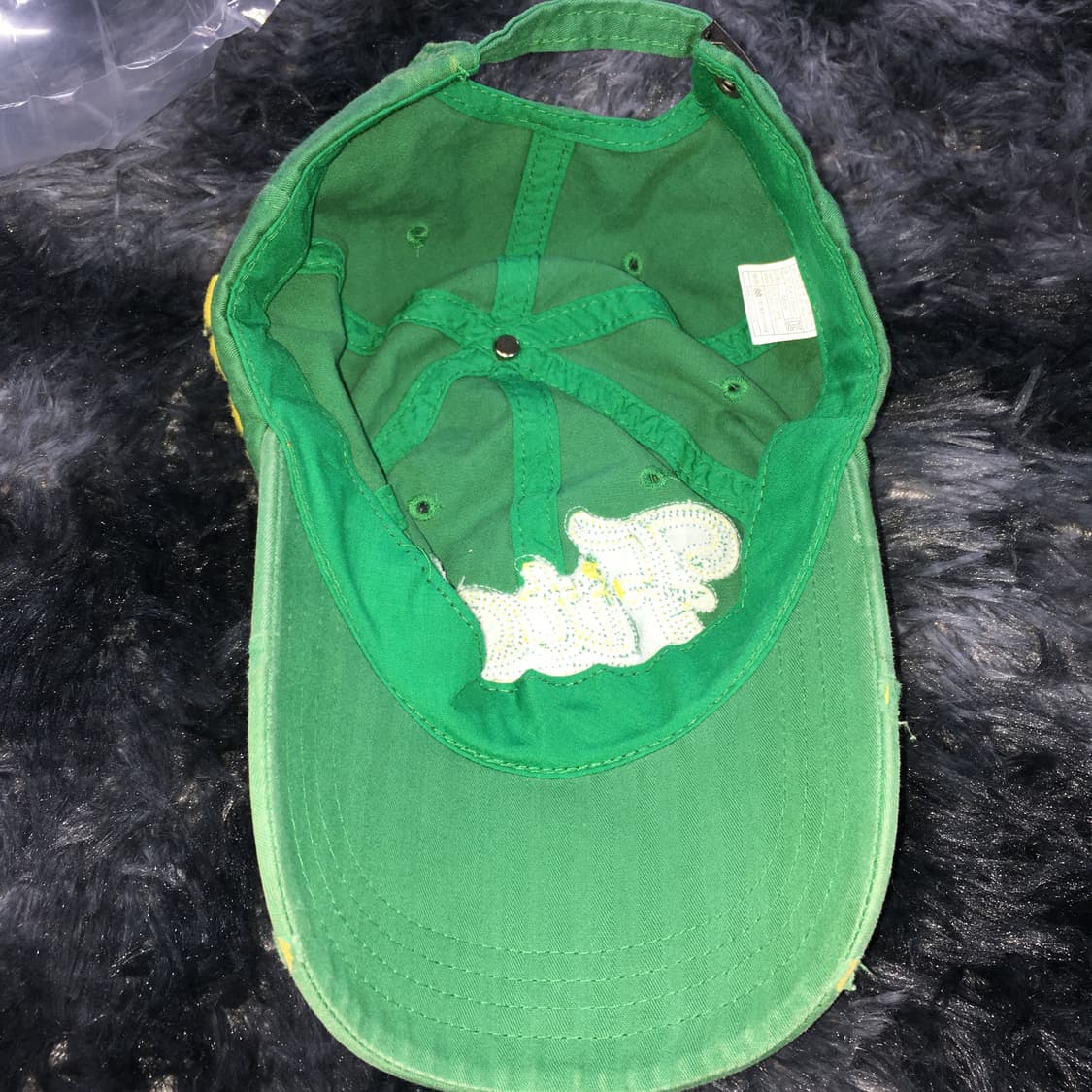 투티/0349 피치 1932 유니버시티 워싱 캡 Y2K 새상품 상품이미지7