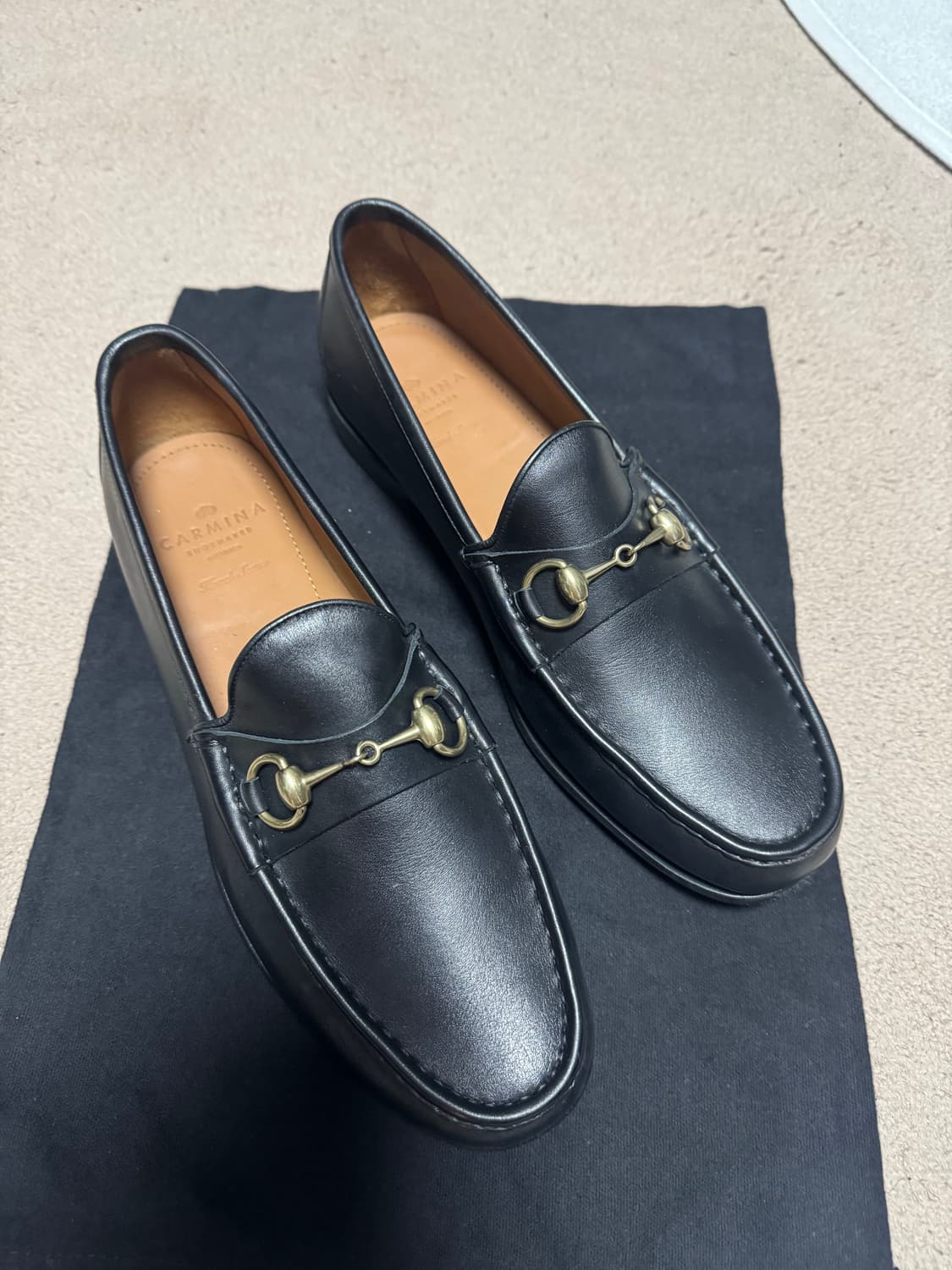 까르미나 80746 홀스빗 로퍼 블랙 UK8 상품이미지3