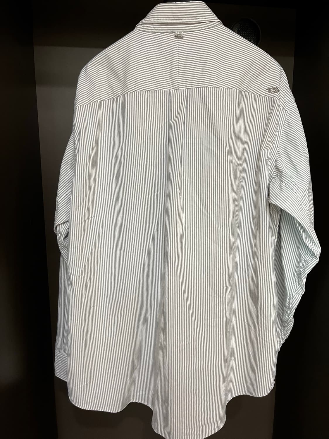 노스페이스 퍼플 라벨 스트라이프 버튼다운 필드 셔츠 아스팔트 그레이 상품이미지6