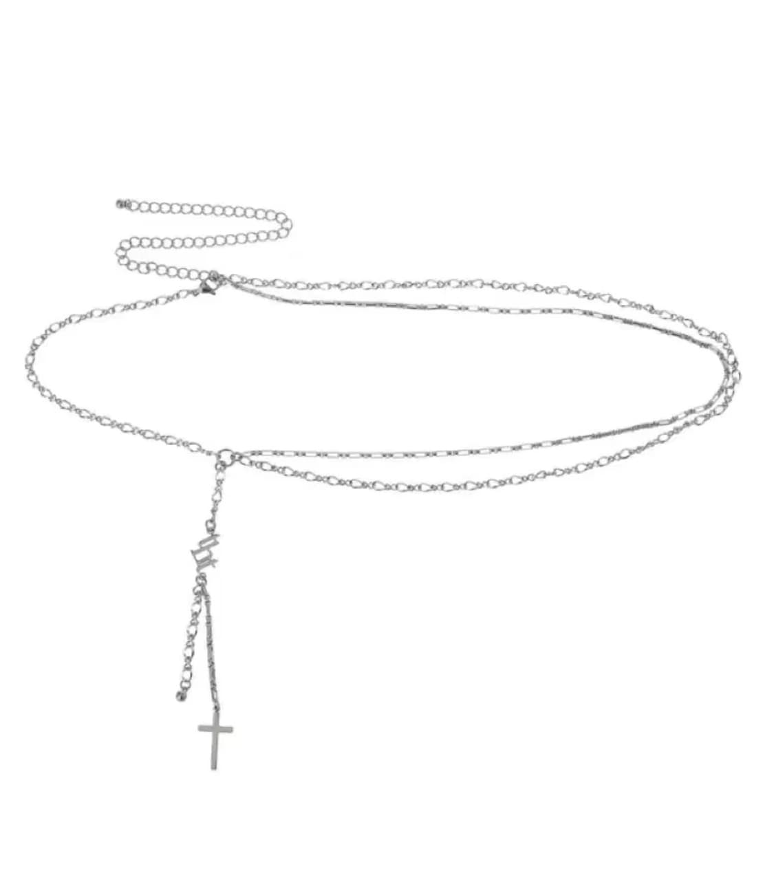 쓰리타임즈 크로스 체인 벨트  상품이미지1